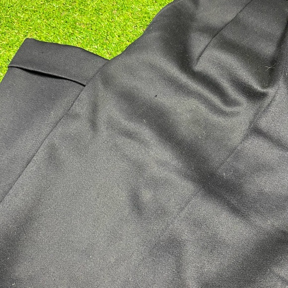 Vintage YSL Yves Saint Laurent 100% wool trousers in navy blue colour - Picture 10 of 14